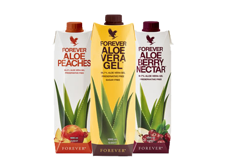 Forever Aloe vera - Getränke und Gele - Sortiment