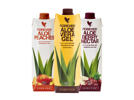 Experience the benefits of Forever's aloe vera gel, available in 4 delicious flavors made from the gel from the inner leaf. Aloe vera promotes the natural immune system and is good for bowel function*. Rich in vitamin C that contributes to normal immune system function. Try now our aloe vera drinks with a high concentration of aloe vera gel and our other drinks made with our aloe. *Health claim pending European approval