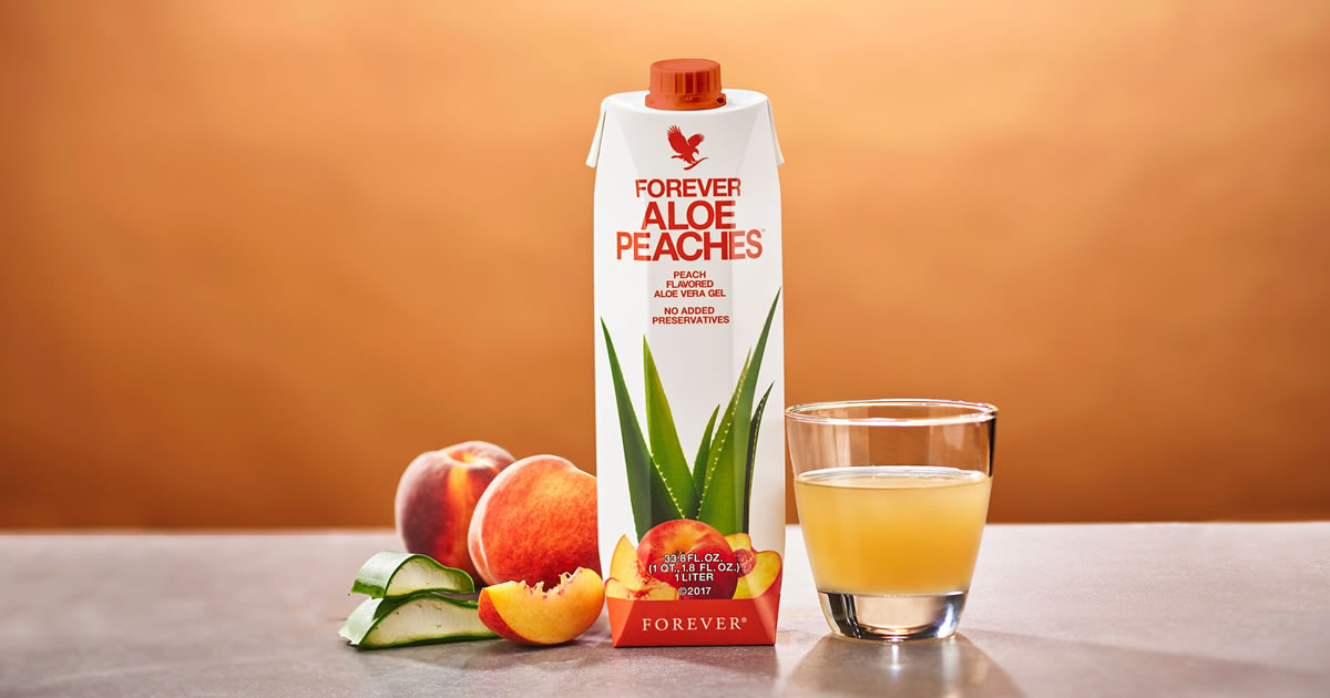 Forever Aloe Peaches 330ml 18本入り フォーエバー アロエ ピーチ 330 | フォーエバーリビング